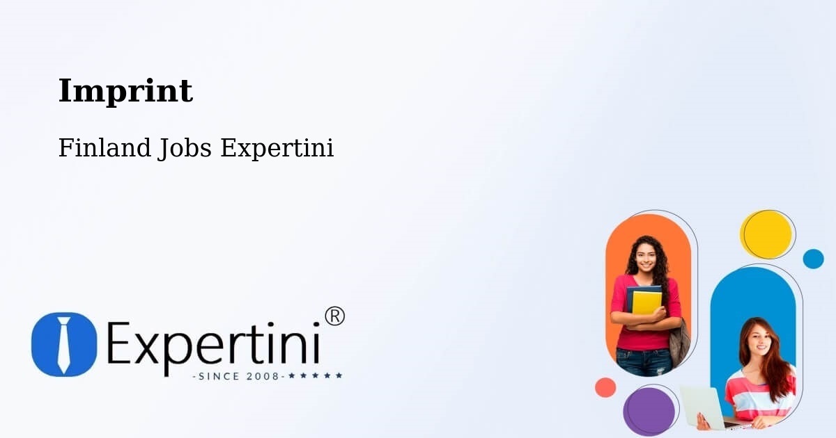 Imprint – Hartola - Finland Jobs Expertini